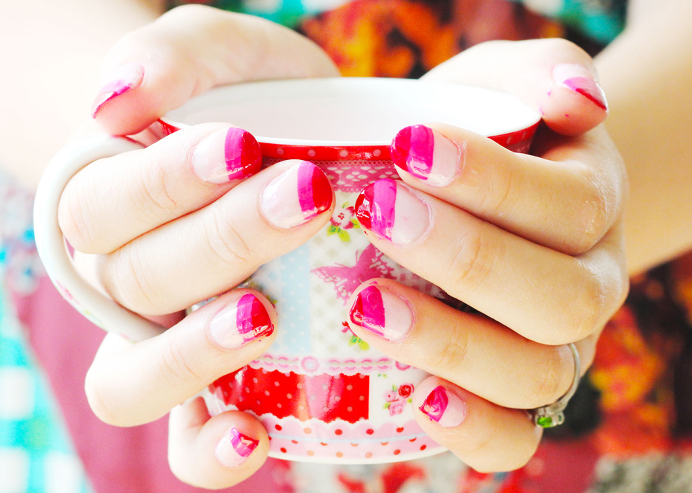 NAIL DIY | Striped colours