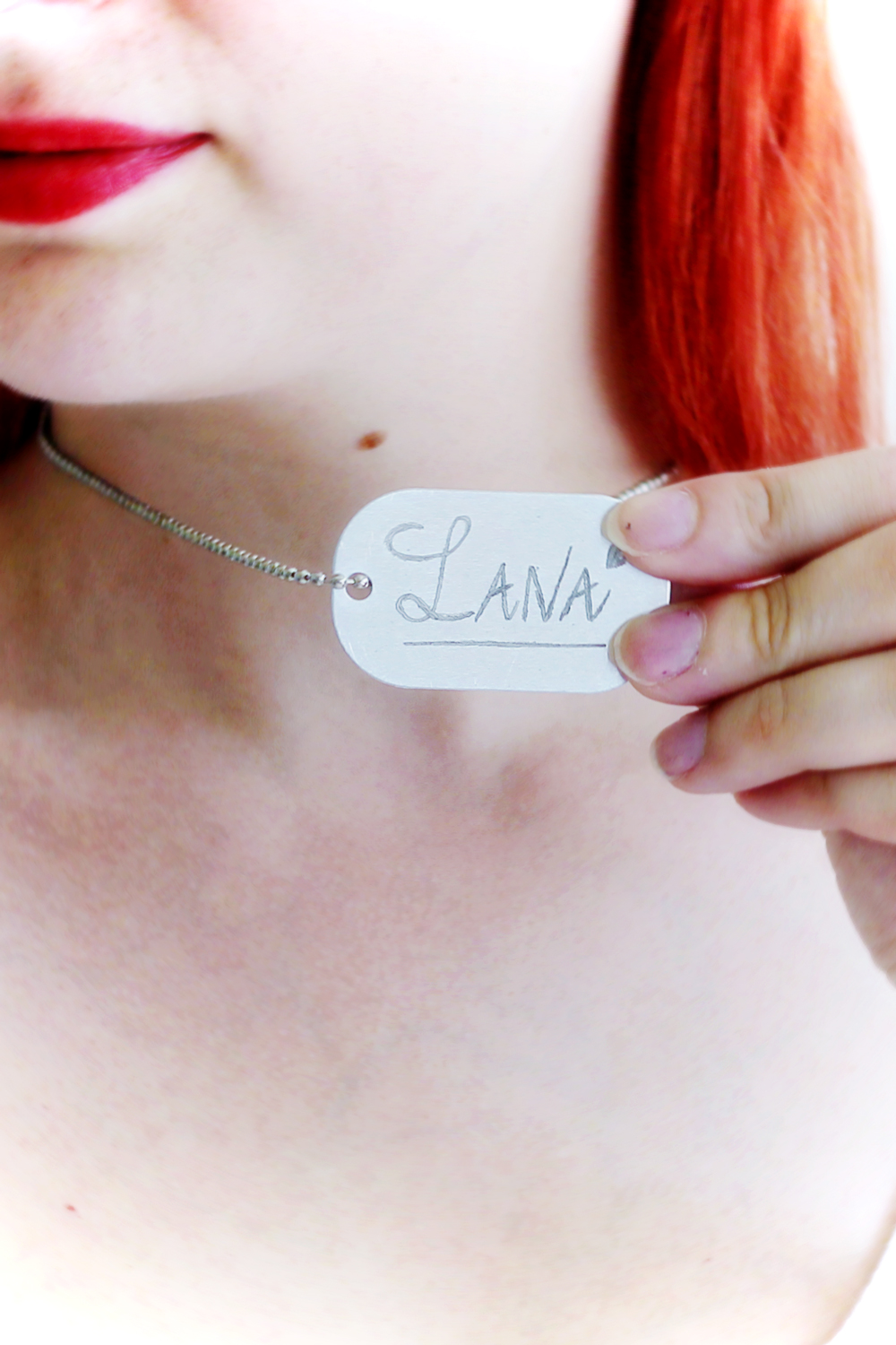 DIY | Engraving Nametag Necklace 