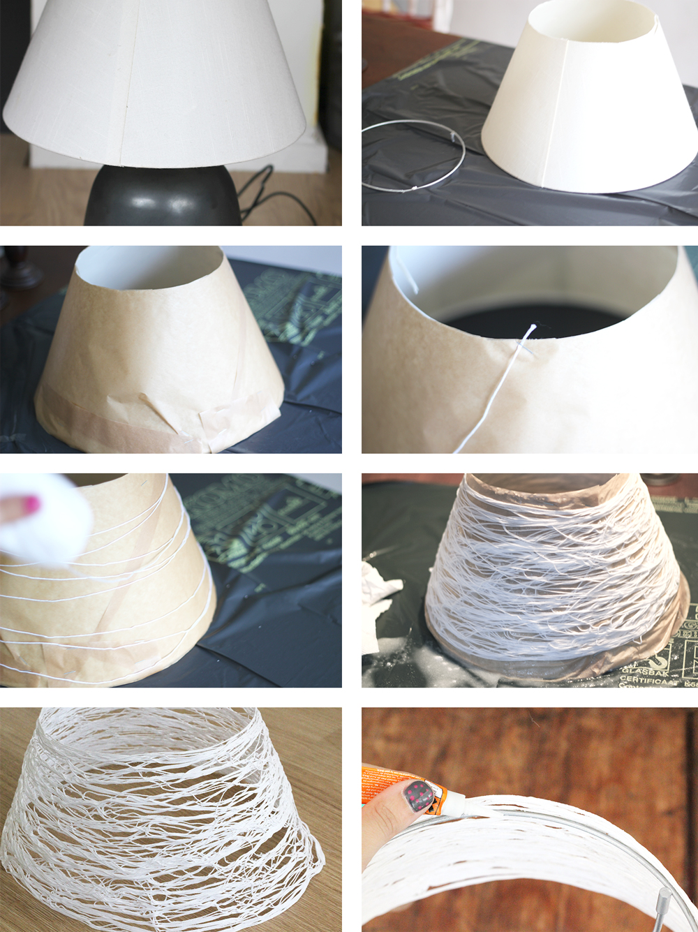 Diy Lampshade From Scratch, How To Make A Diy Lampshade