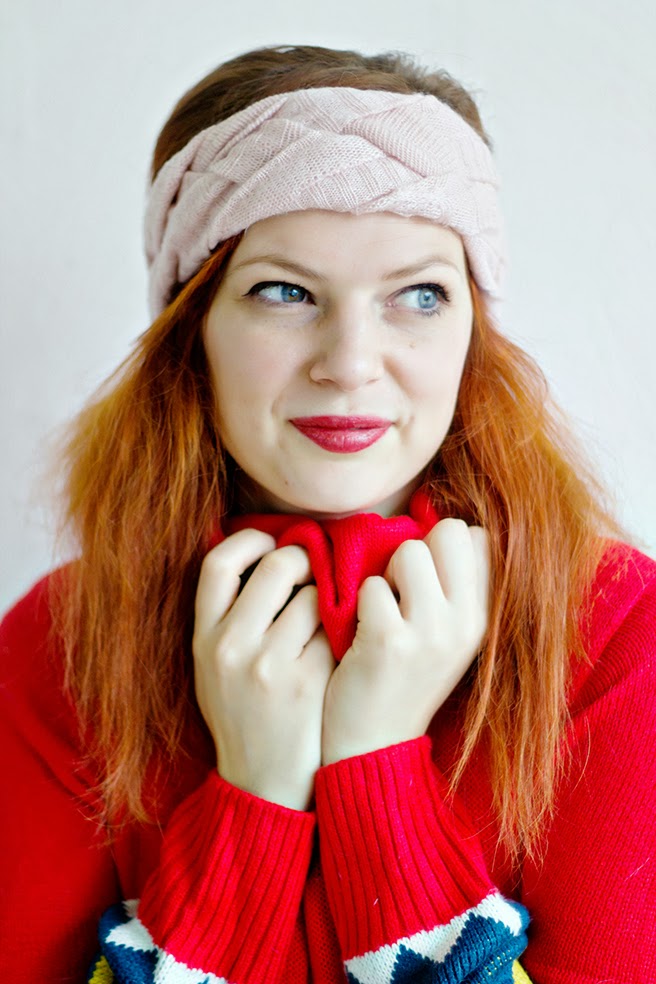 UPCYCLE DIY  Braided Headband from upcycled Sweater