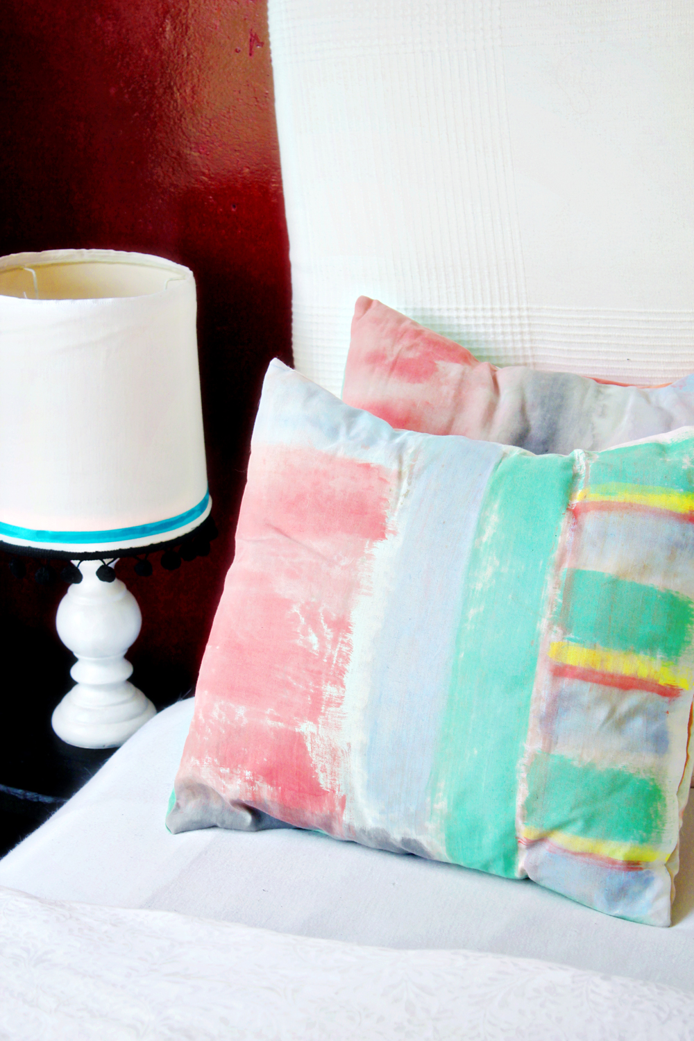 DIY | Brushstroke Cushion Covers