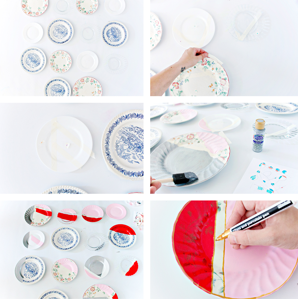 How to paint 2025 porcelain plates