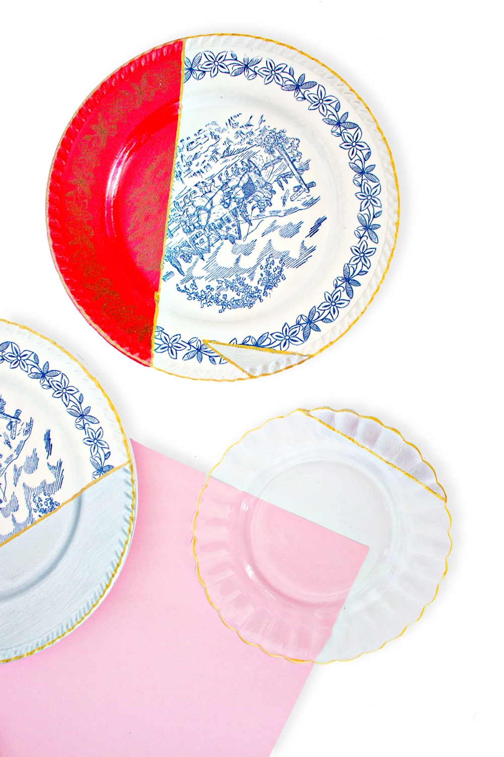 How to Paint Porcelain Plates - Fernway Home