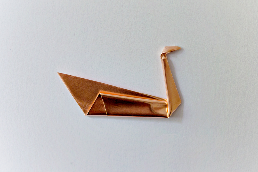 DIY | Copper Origami Brooch