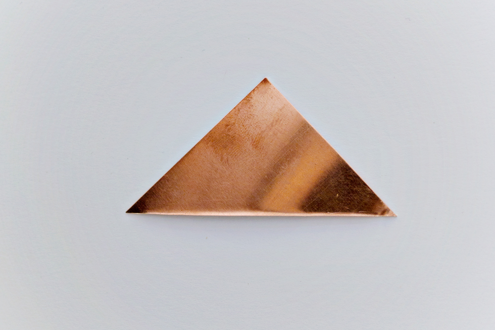 DIY | Copper Origami Brooch