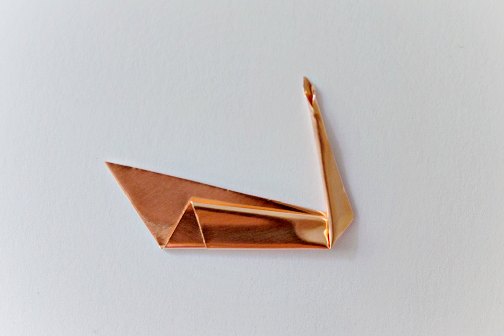 DIY | Copper Origami Brooch