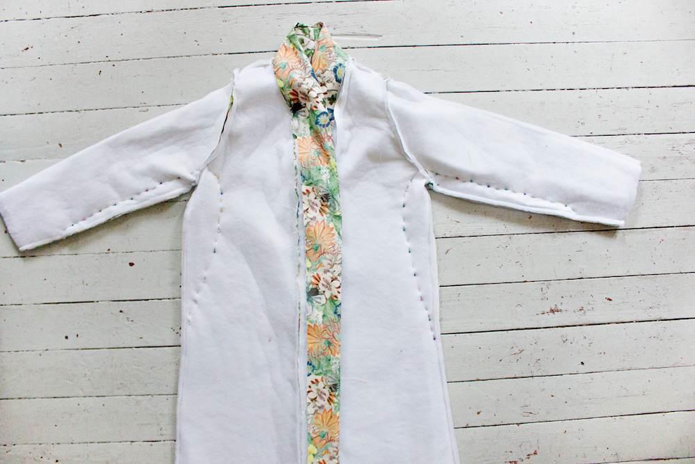 SEWING DIY | How to Make a Robe Coat in 30 Steps Without a Sewing Pattern 18