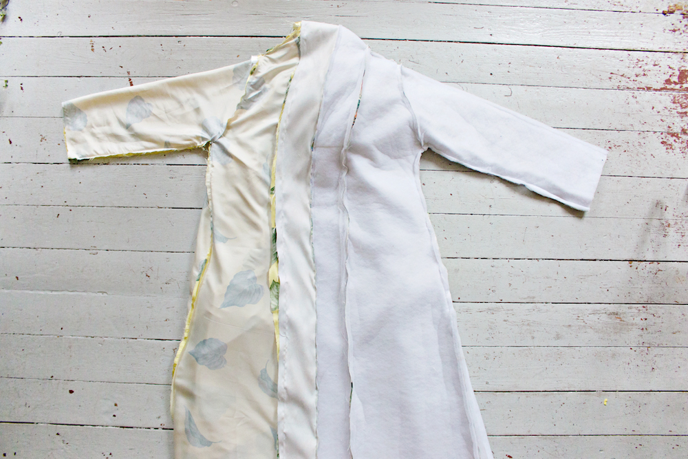 SEWING DIY | How to Make a Robe Coat in 30 Steps Without a Sewing Pattern 24