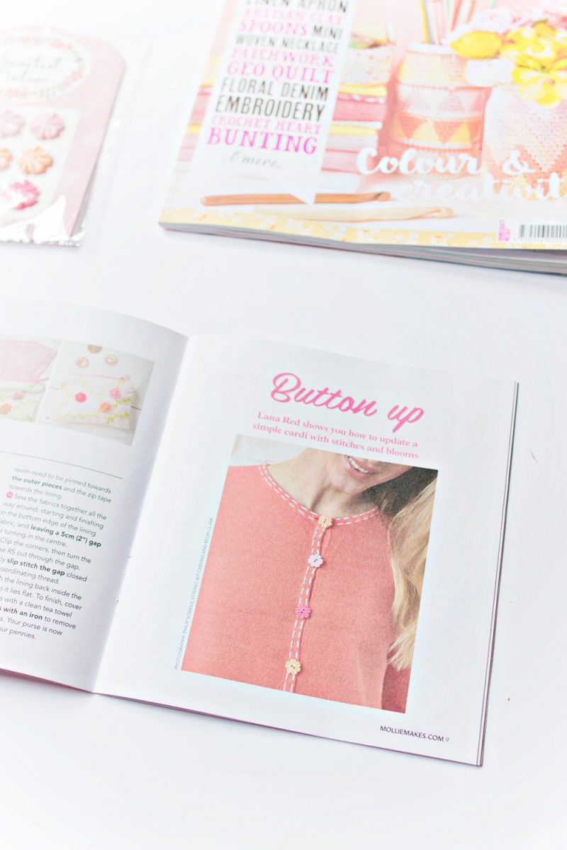 FEATURE | Mollie Makes Button Projects