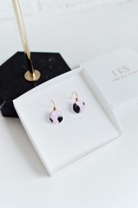 DIY | Minimal Clay Heart Earrings