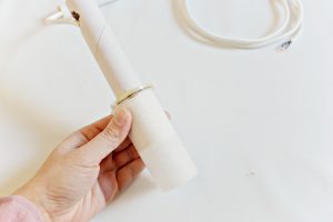 DIY | Candle Wax Table Lamp