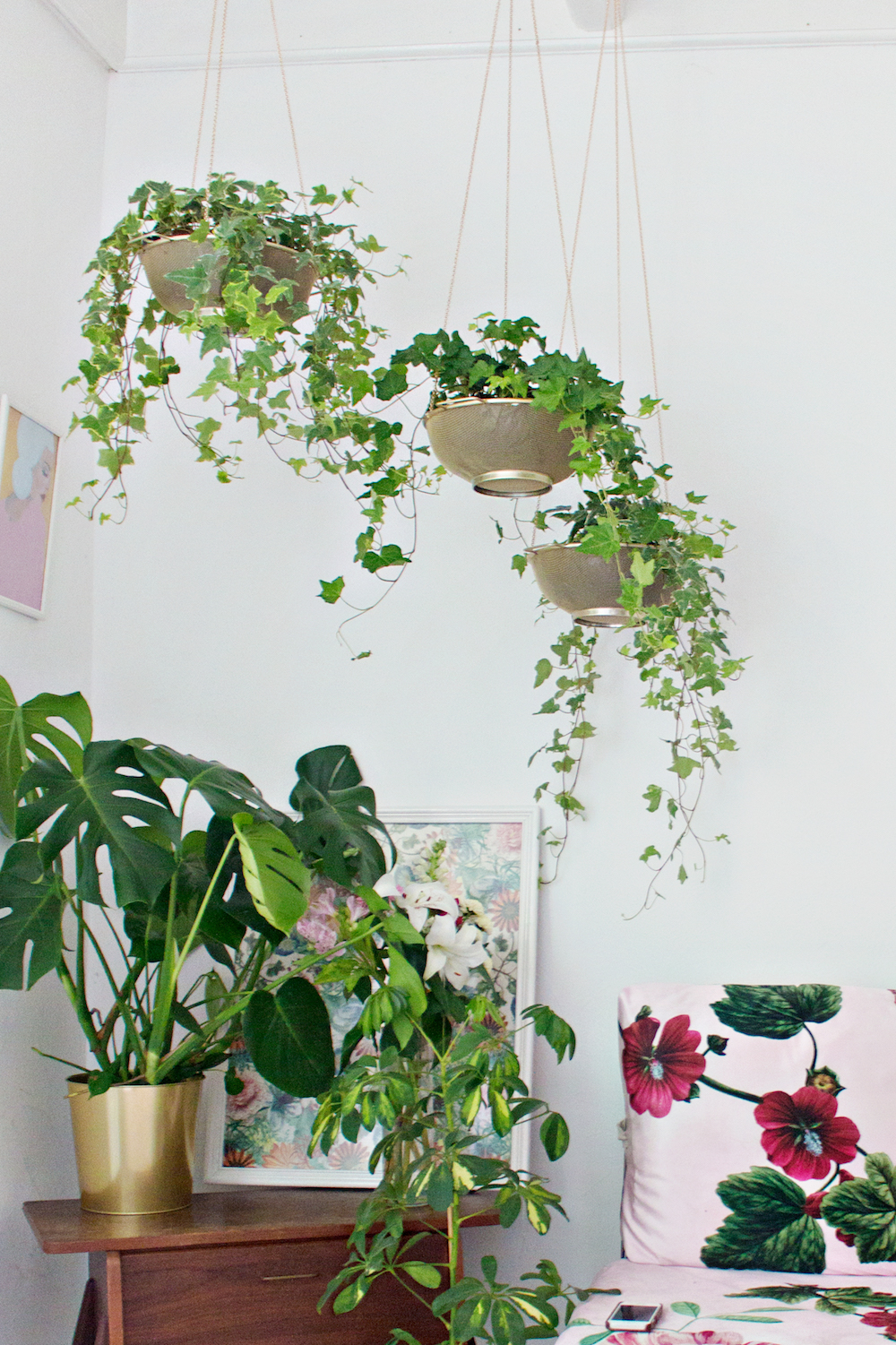 HANGING PLANT DIY | From Sifter to Planter